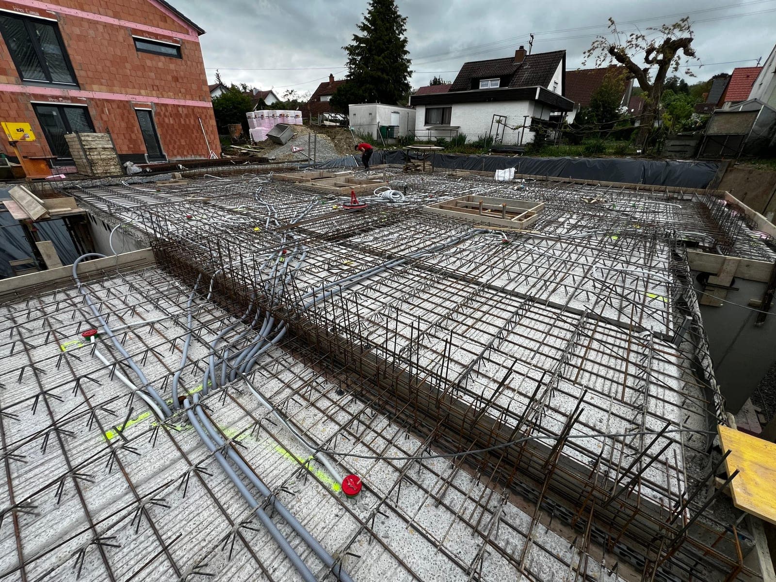 Neubau Reihenhaus, drei Einheiten